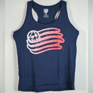NEW ENGLAND REVOLUTION Women's Navy Graphic Tank Top